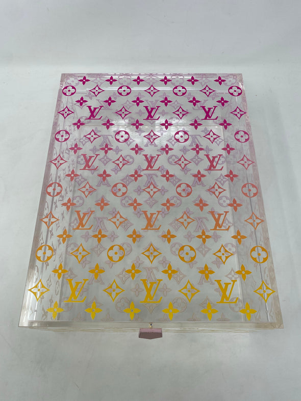 Boîte plexi monogramme tie and dye - Louis Vuitton