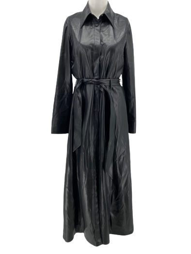 Robe en cuir vegan