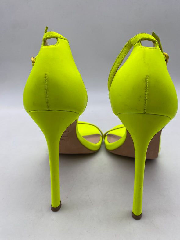 Sandales jaunes fluo