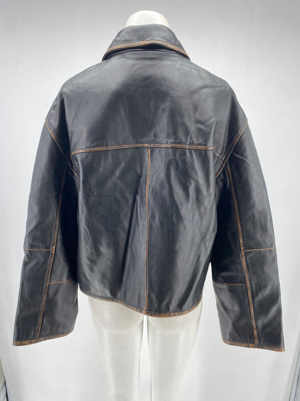 Veste en cuir