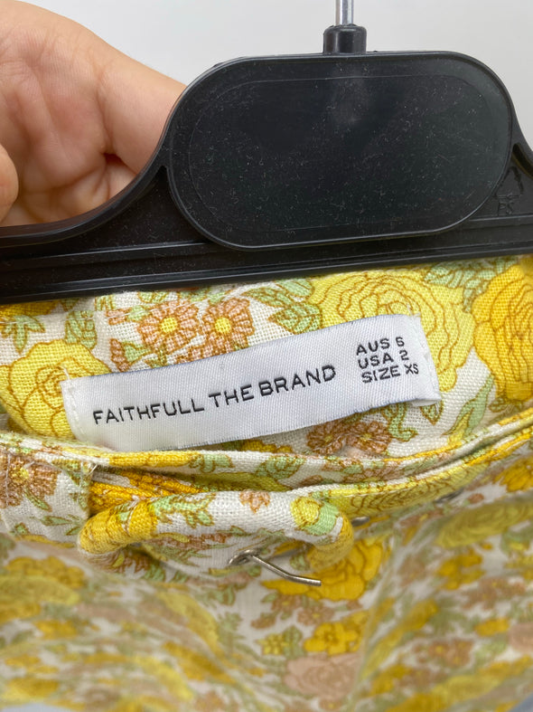 Short en lin imprimé fleuri - Faithfull The Brand