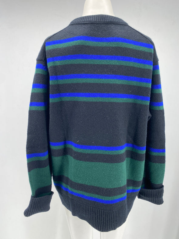 Pull à rayures en laine