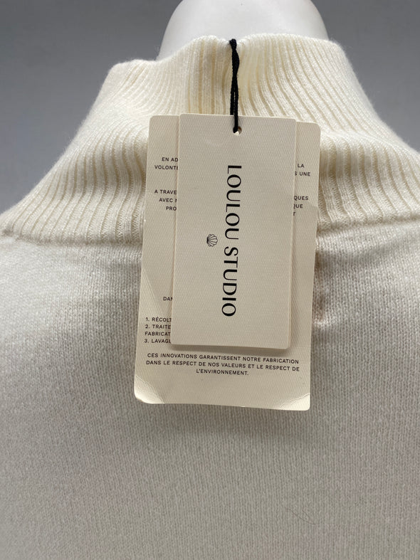 Pull en cachemire écru