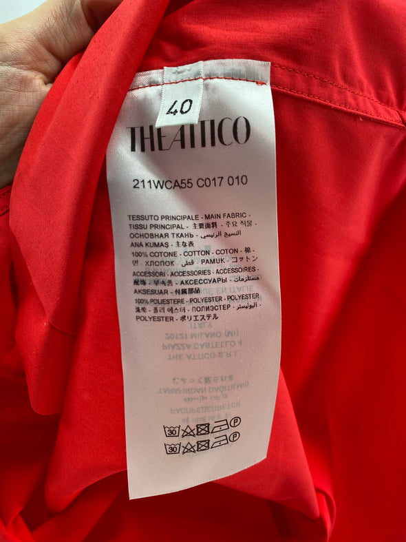 Robe chemise en popeline de coton - The Attico