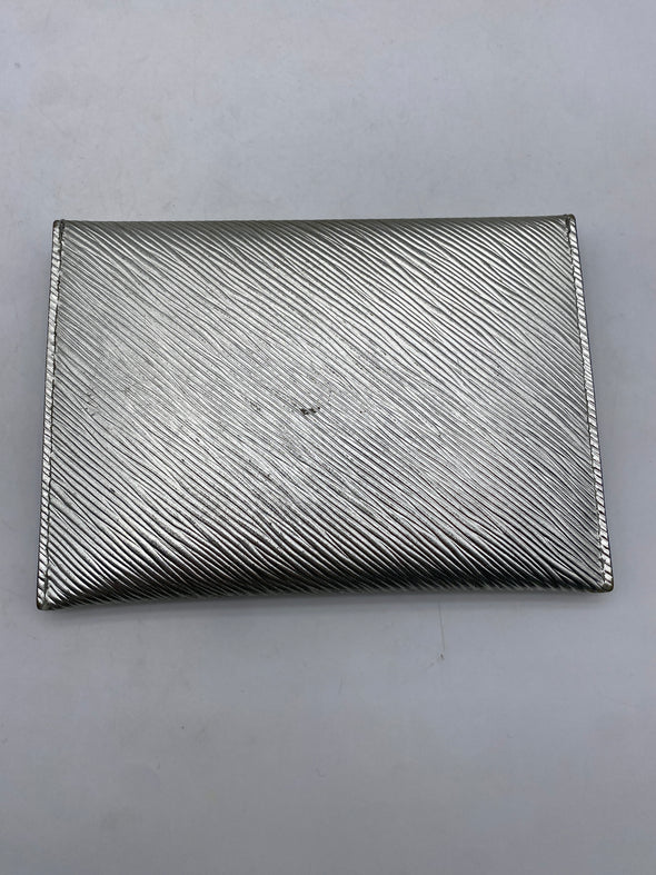 Pochette en cuir épi