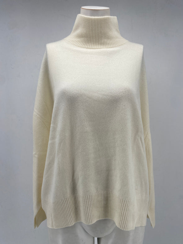 Pull en cachemire écru
