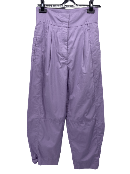 Pantalon violet en coton