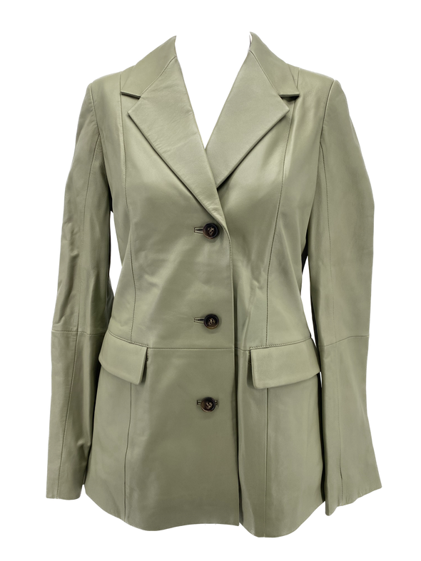 Veste blazer en cuir