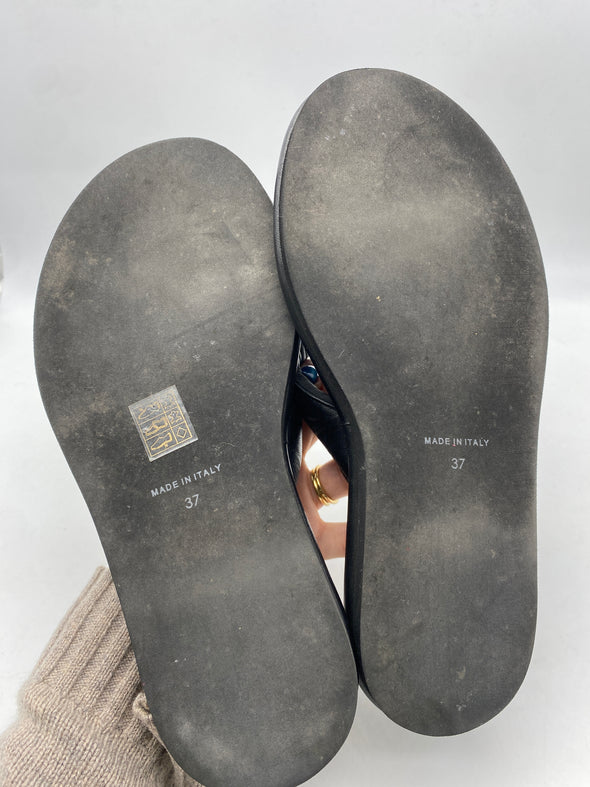Sandales en cuir