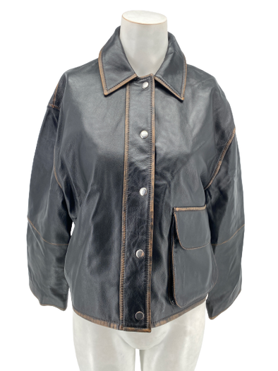 Veste en cuir