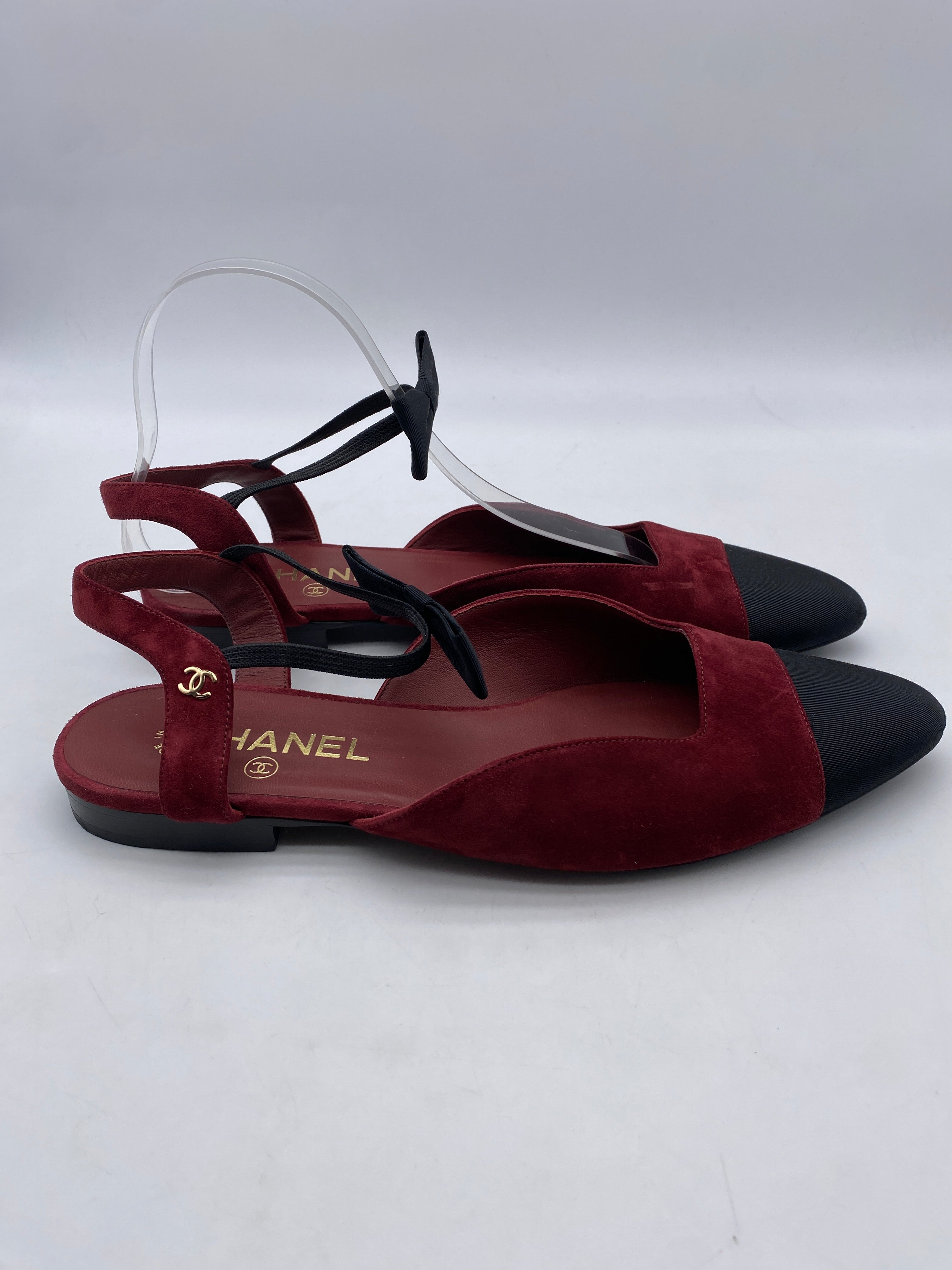 Slingback best sale chanel plate