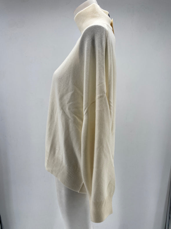 Pull en cachemire écru