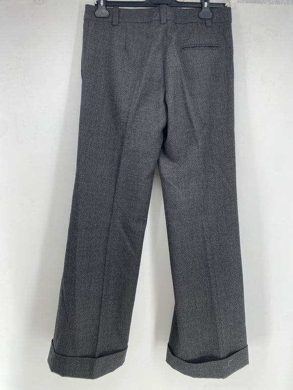 Pantalon gris en laine