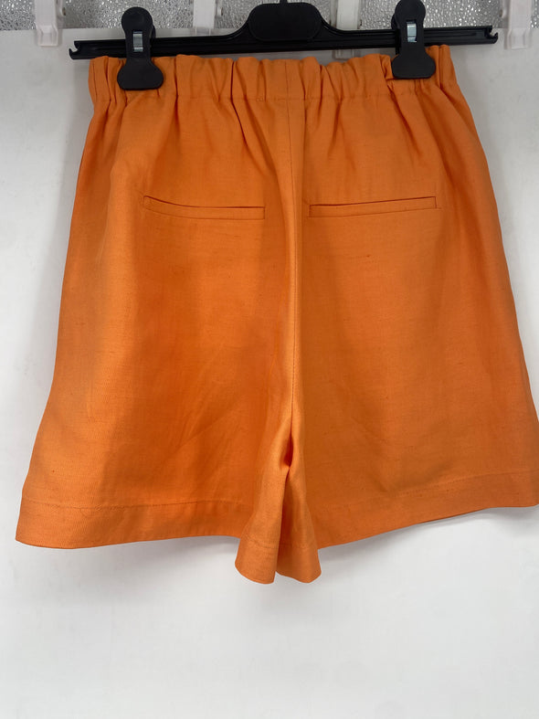 Short en viscose et lin