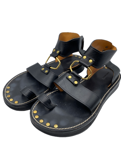 Sandales en cuir