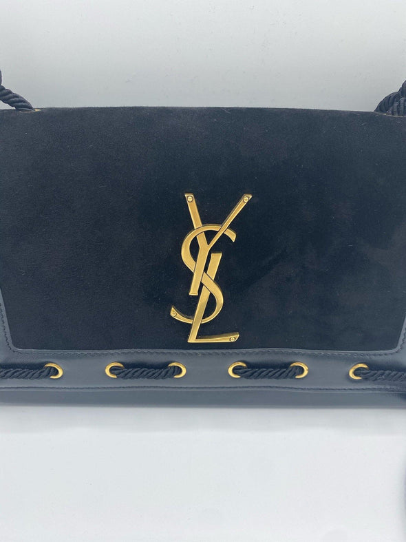 Pochette noire logo YSL - Personal Seller