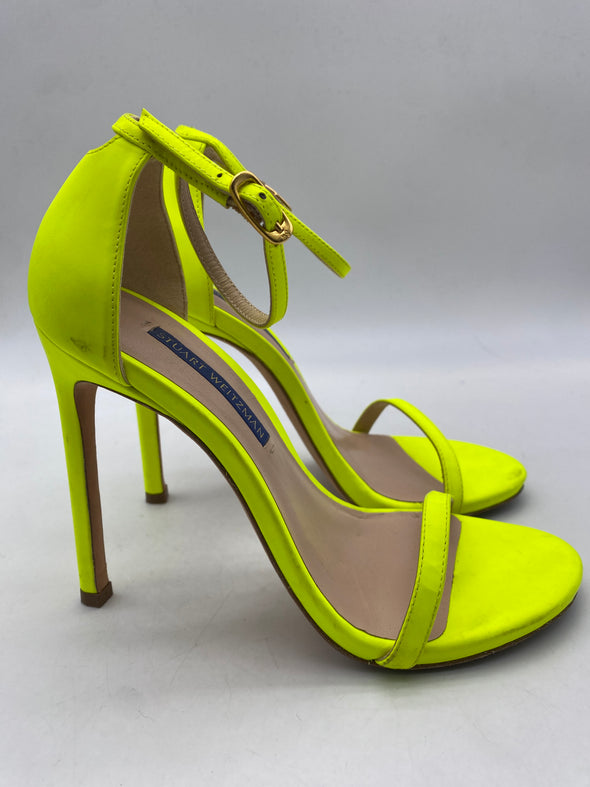 Sandales jaunes fluo