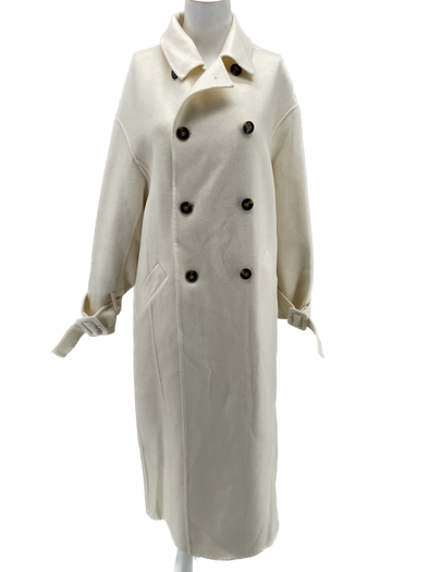 Manteau en laine et cachemire