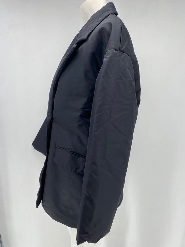 Manteau croisé en nylon