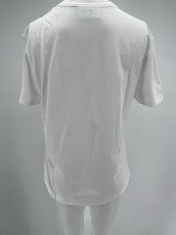 T-shirt blanc en coton - AMI PARIS