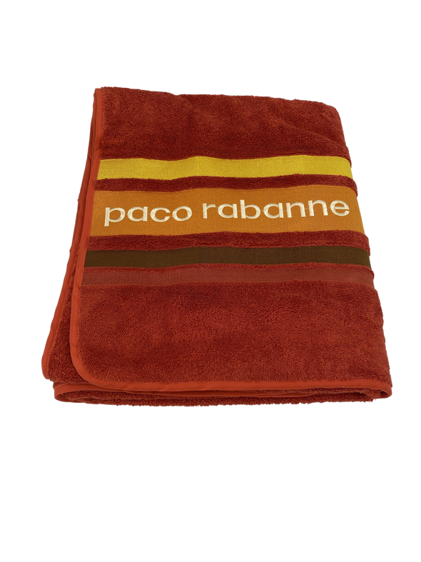 Serviette de bain en éponge - Paco Rabanne