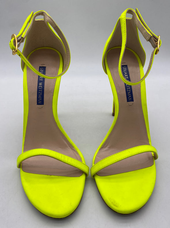 Sandales jaunes fluo