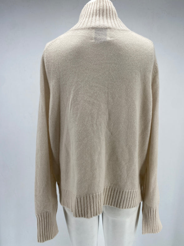 Pull en cachemire col roulé