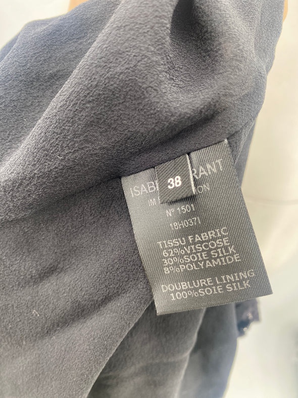 Blouse en velours dévoré