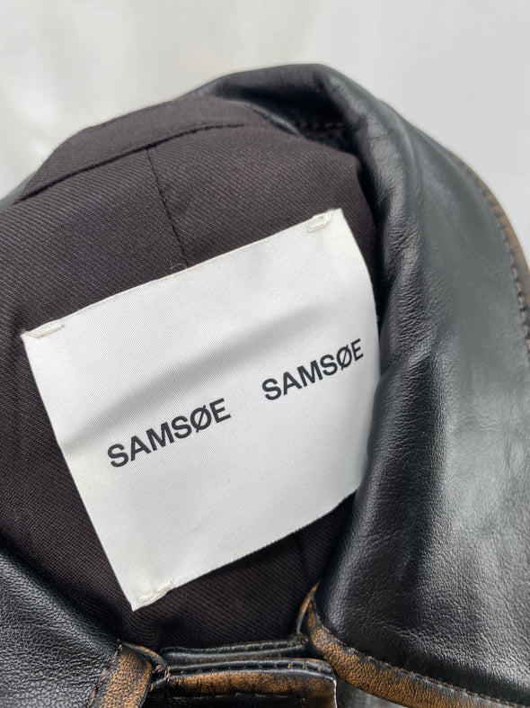 Veste en cuir