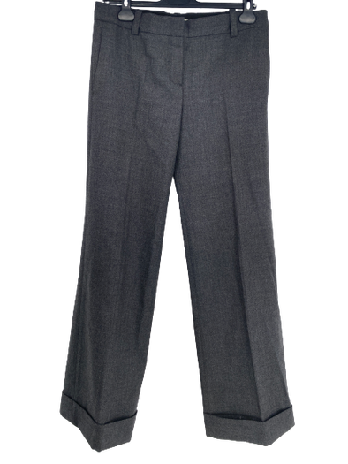 Pantalon gris en laine