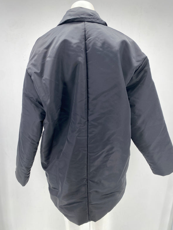 Manteau croisé en nylon