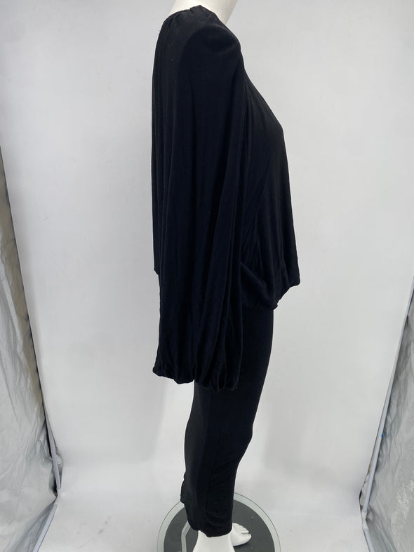 Robe longue en laine