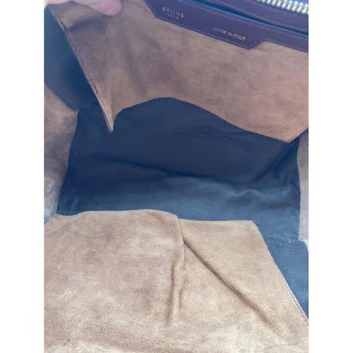 Sac à main trapèze en cuir - Celine